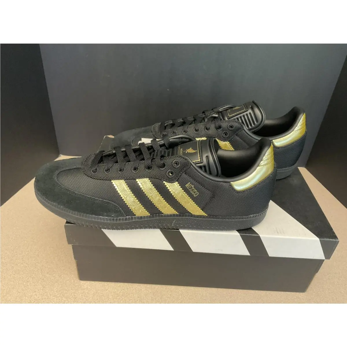 Adidas shoes - Adidas Samba FMF Mexico - Samba FMF Mexico - Black/Gold 8