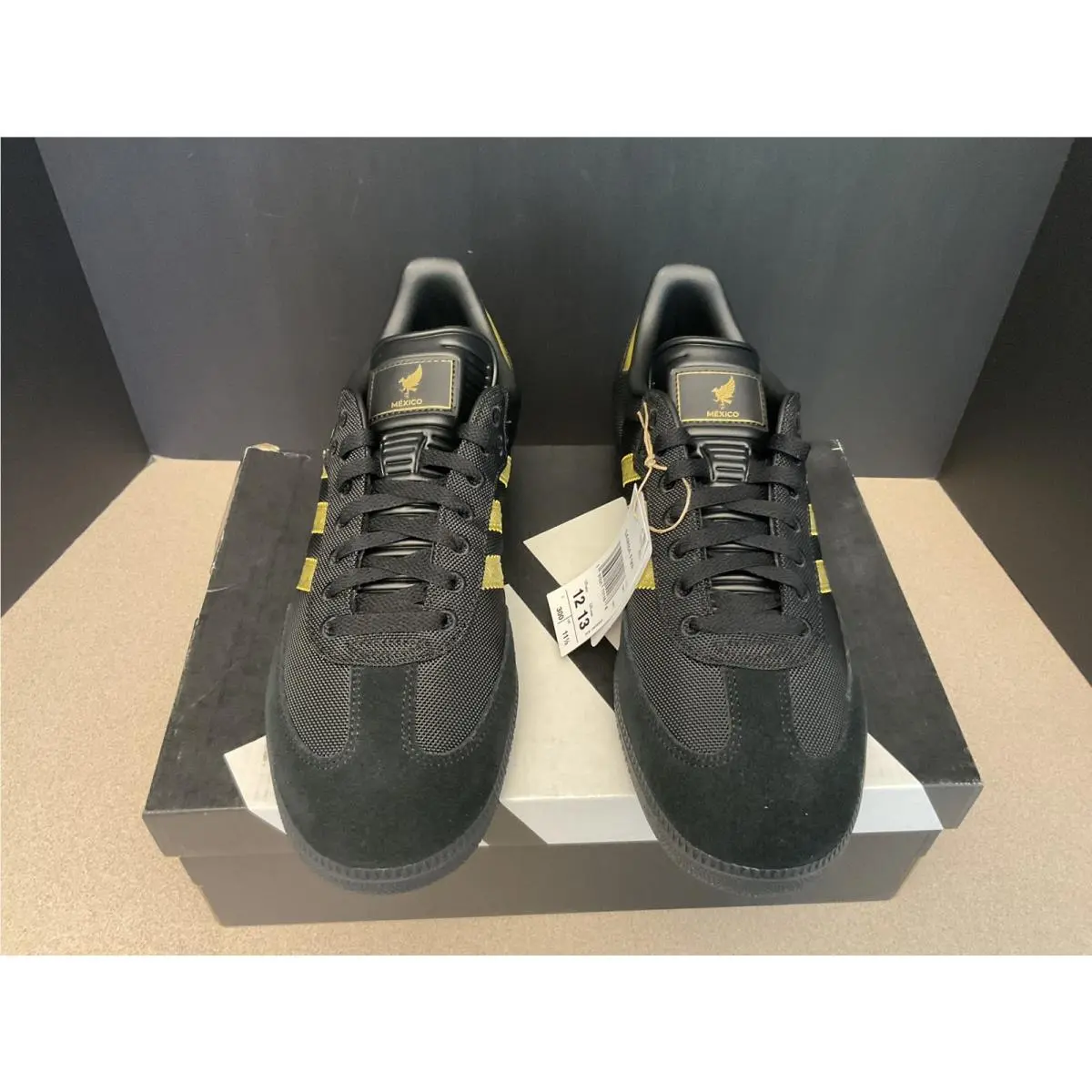 Adidas shoes - Adidas Samba FMF Mexico - Samba FMF Mexico - Black/Gold 3