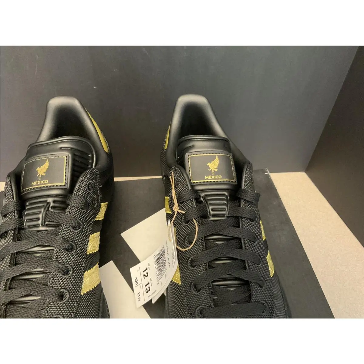 Adidas shoes - Adidas Samba FMF Mexico - Samba FMF Mexico - Black/Gold 4