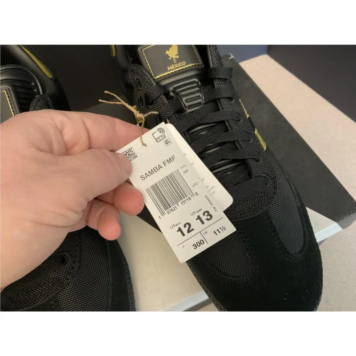 Adidas shoes - Adidas Samba FMF Mexico - Samba FMF Mexico - Black/Gold 5