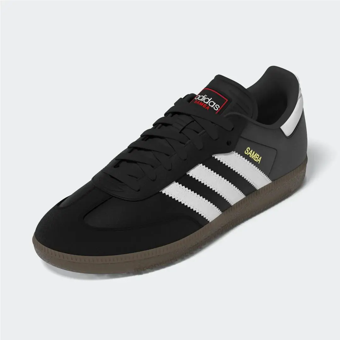 Adidas Unisex Samba Indoor Soccer Shoes Black/ White/vivid Red - IH600 Size 10