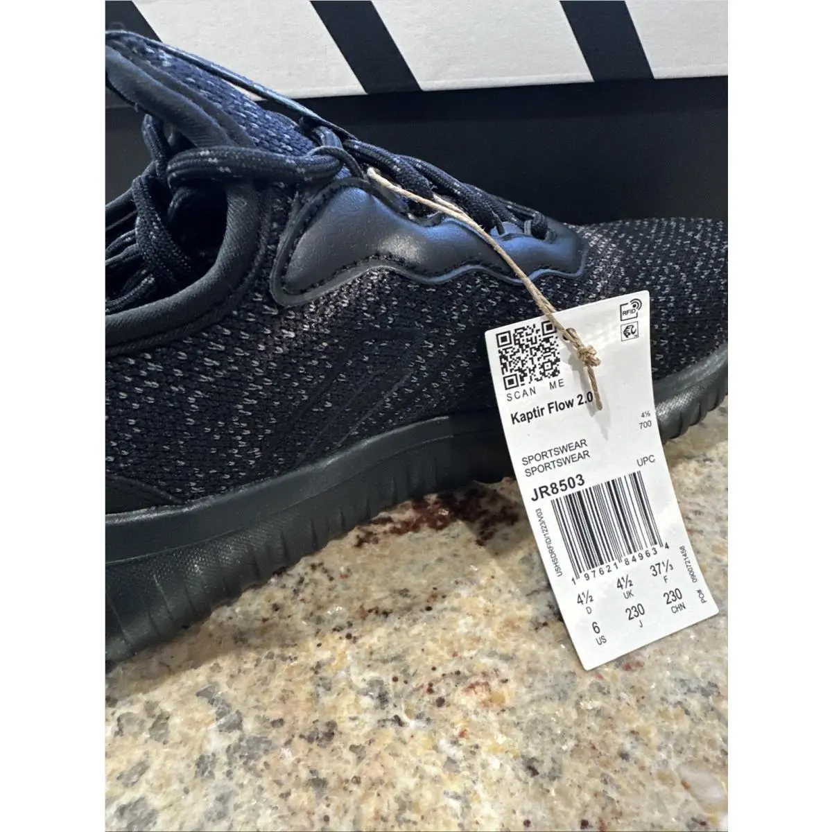 Adidas shoes - Kaptir Flow 2.0 - Kaptir Flow - JR8503 - Black 4
