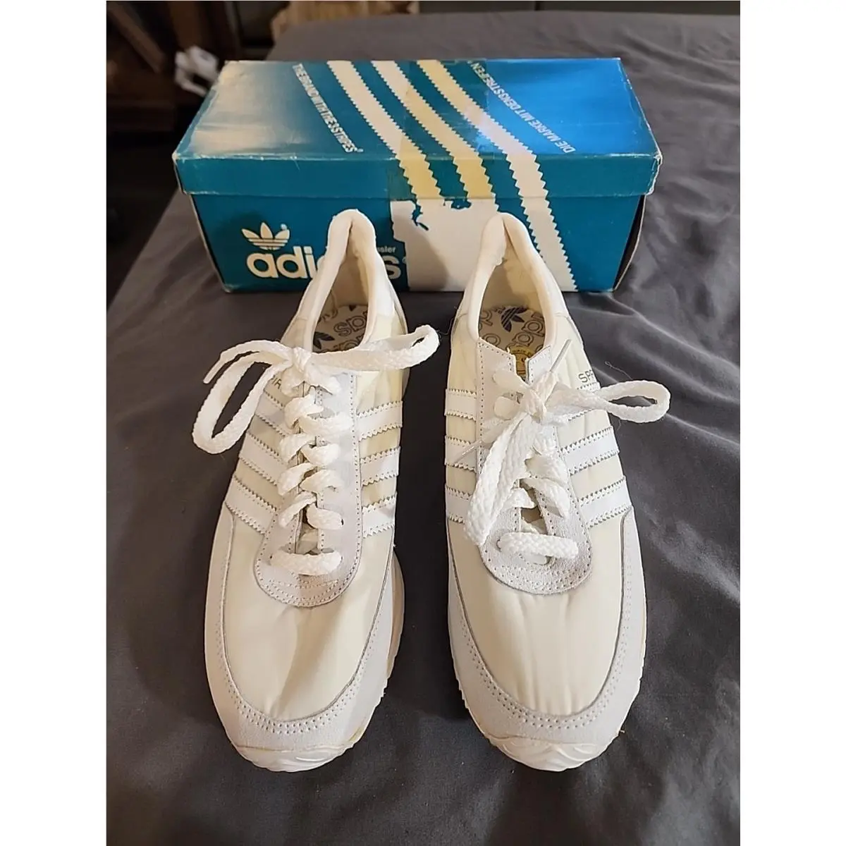 1980s Adidas Spirit Ladies 33935 Sz 5 1/2 German Nos Vtg OG W Receipt