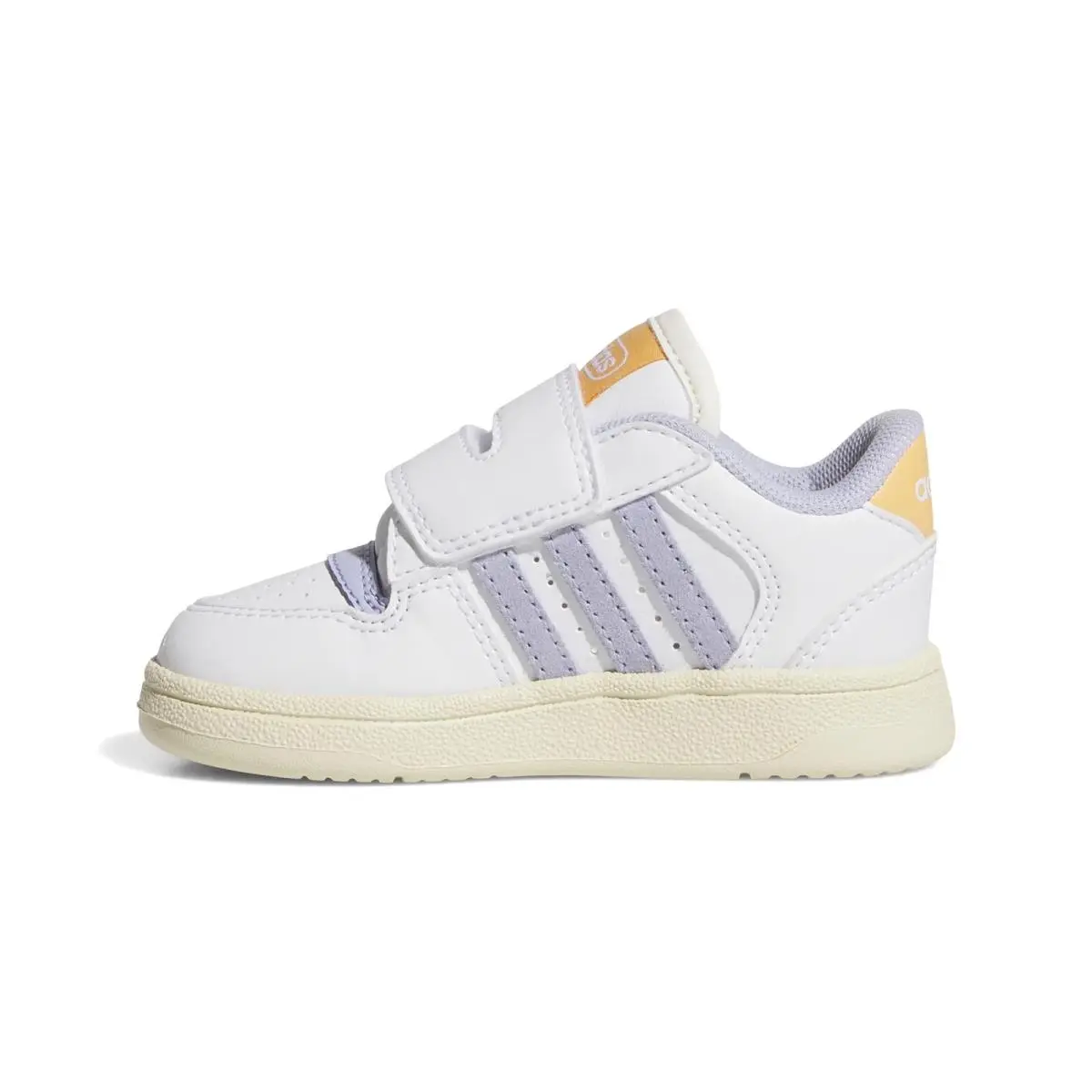 Adidas Unisex-child Break Start Hook Loop White/violet Tone/hazy Orange 1