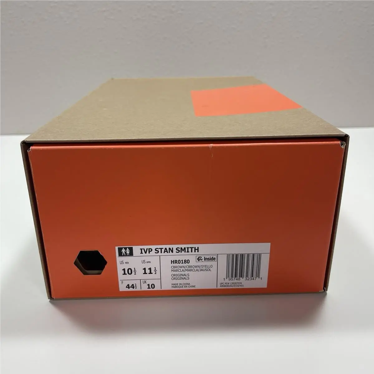 Adidas shoes - adidas Stan Smith - Stan Smith - HR0180 - Brown, Manufacturer: Bliss/Bliss/Solar Yellow 12