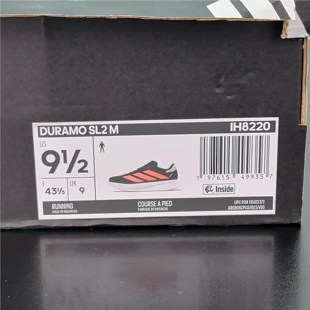 Adidas shoes - adidas Duramo SL - Duramo - IH8220 - Black 6