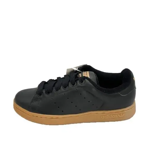 Adidas Stan Smith Dbl Skateboard Double Wide LO Men Shoes Black/gum Size 5.5 - BLACK/GOLD/GUM -U30- 382718