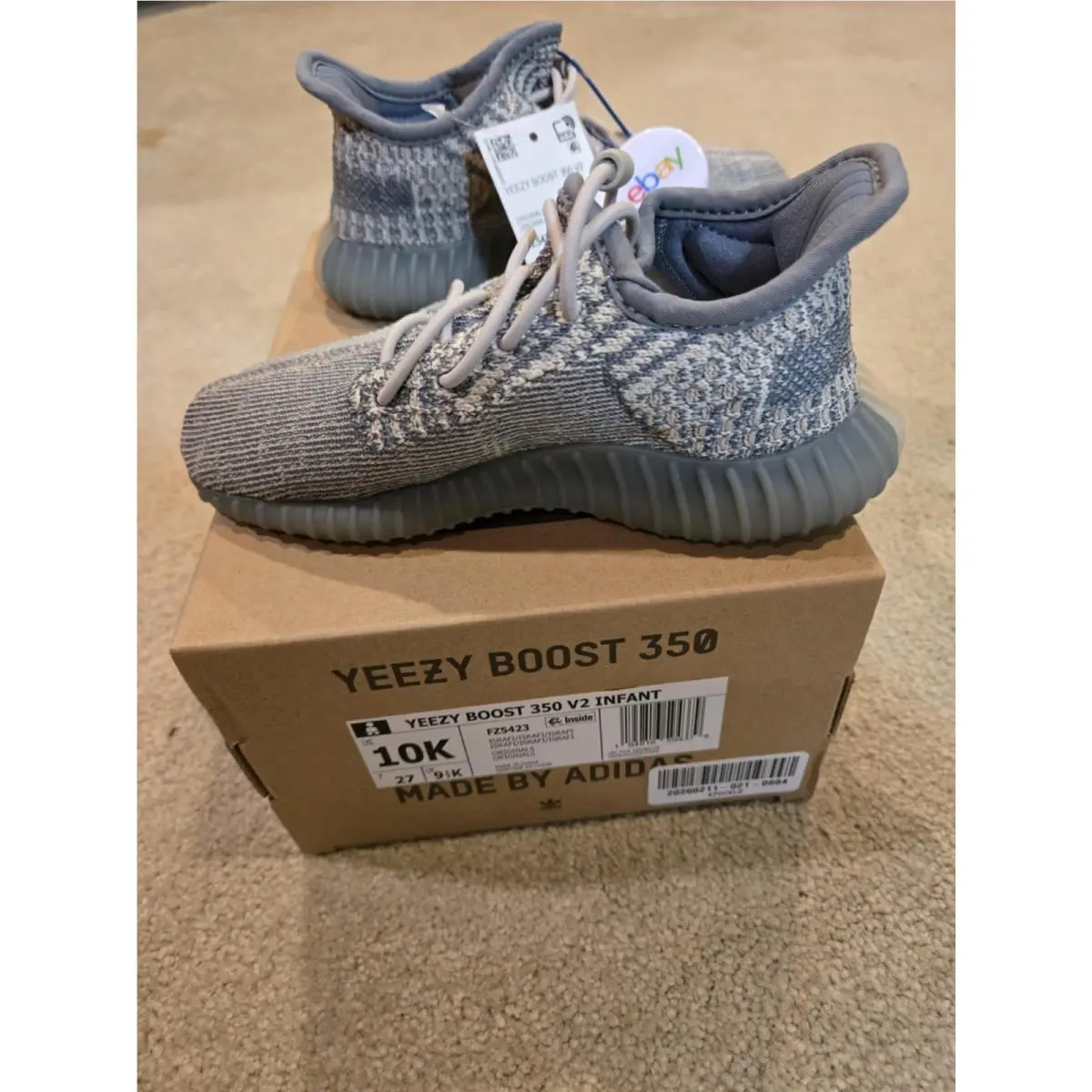 Adidas shoes - adidas Yeezy Boost 350 V2 - fz5423 - Gray 1