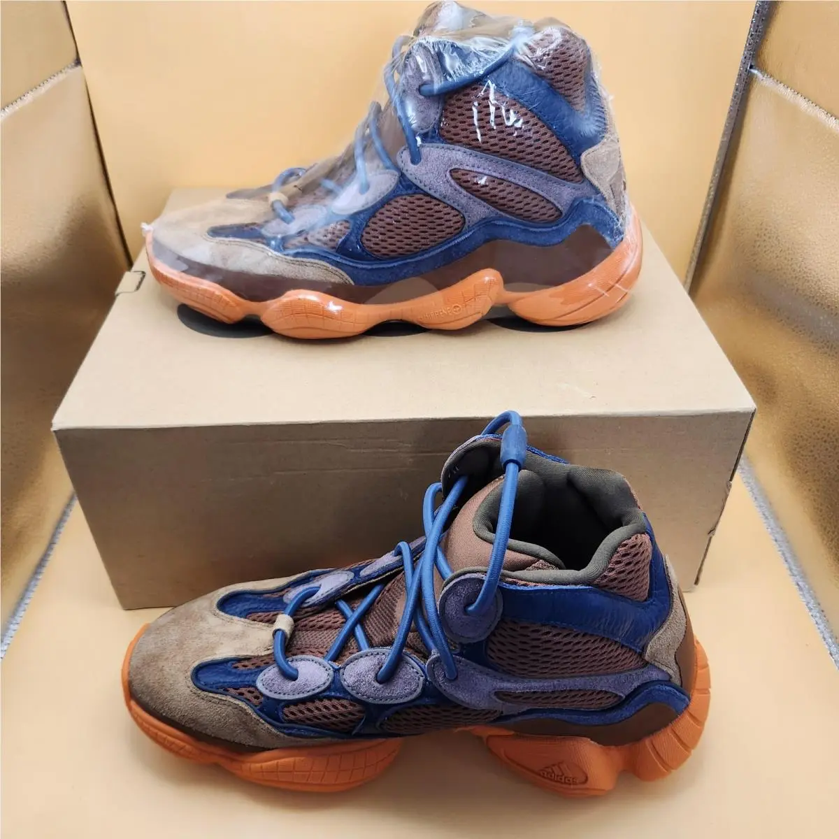 Adidas Yeezy 500 High Tactical Orange 2021 GW2873 Kanye West Men`s Size 10