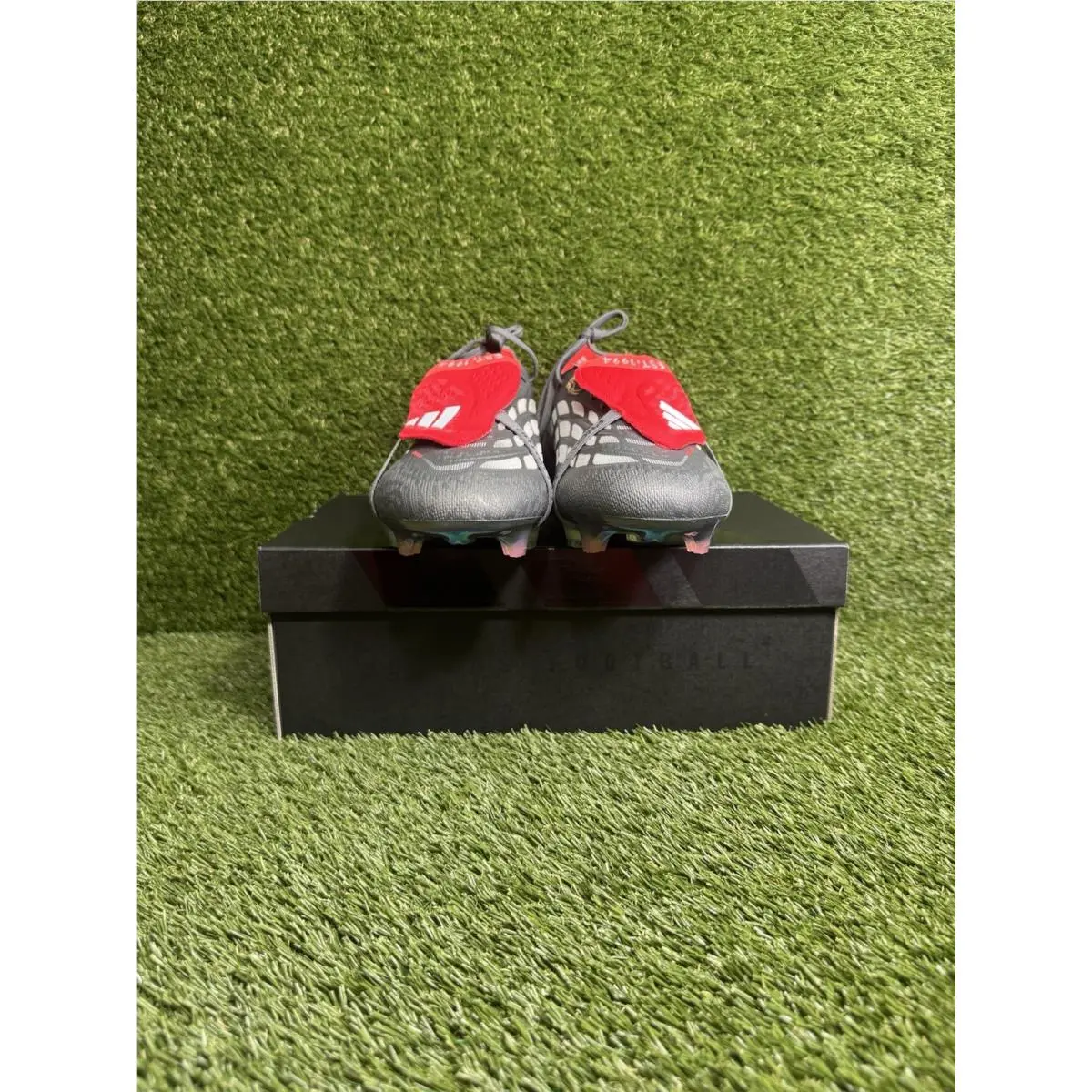 Adidas shoes - adidas PREDATOR ELITE FT FG JS0379 - JS0379 - Iron Metallic/Footwear White/Lucid Red 1