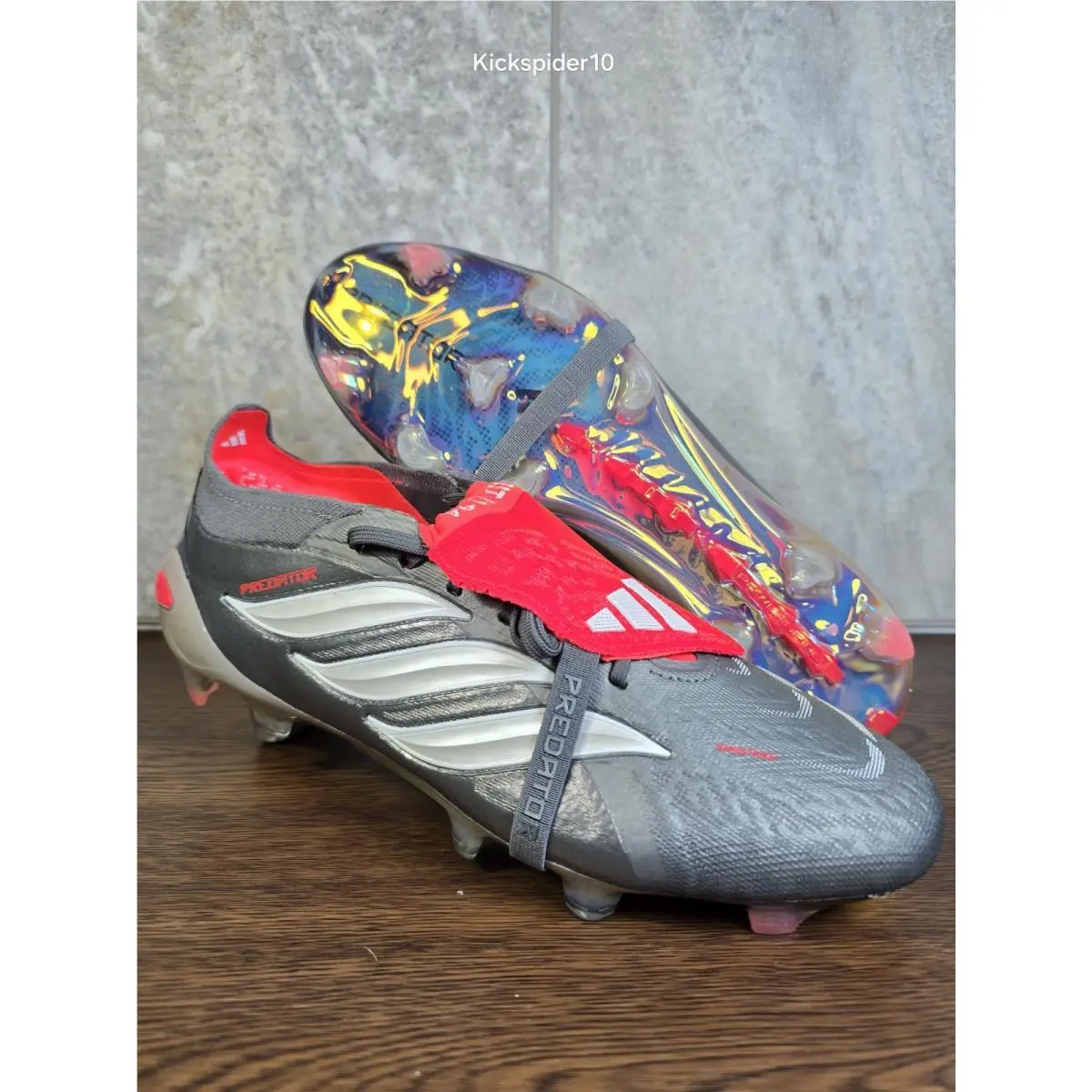 Predator Elite FT FG 2025 Powerspine Nanostrike+ Tech Men`s Size 9 Soccer by Adidas