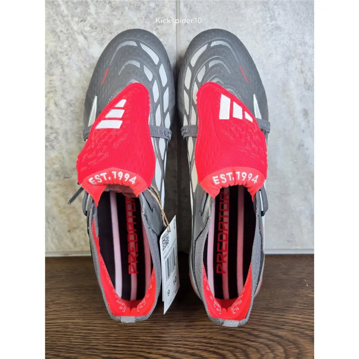 Adidas shoes - adidas PREDATOR ELITE FT FG JS0379 - JS0379 - Iron Metallic/Footwear White/Lucid Red 8