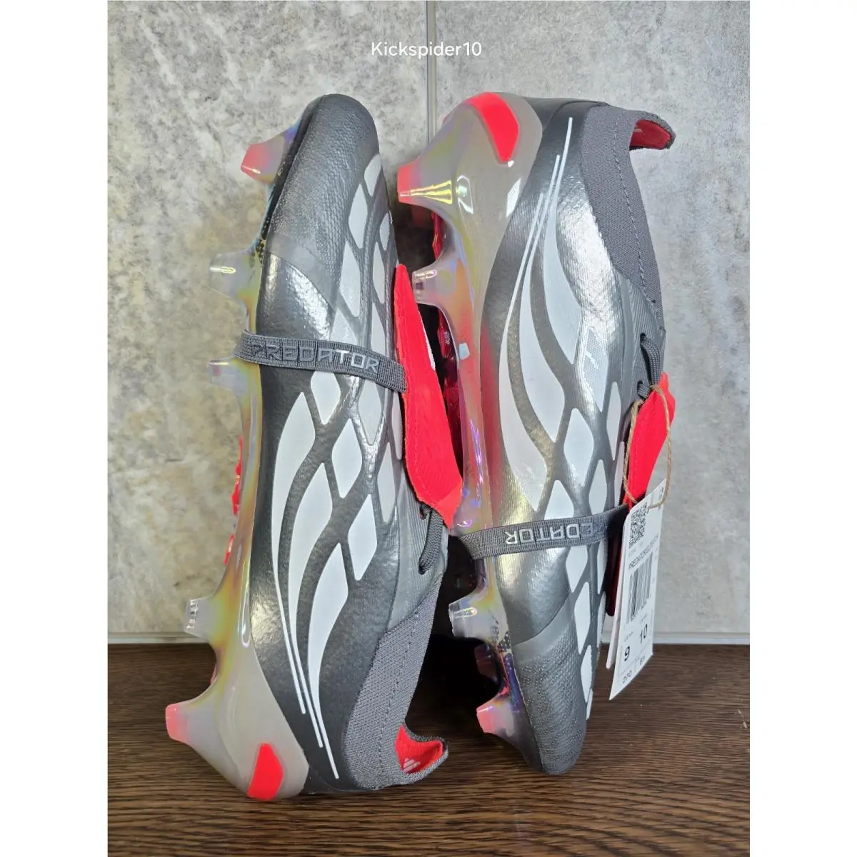 Adidas shoes - adidas PREDATOR ELITE FT FG JS0379 - JS0379 - Iron Metallic/Footwear White/Lucid Red 11