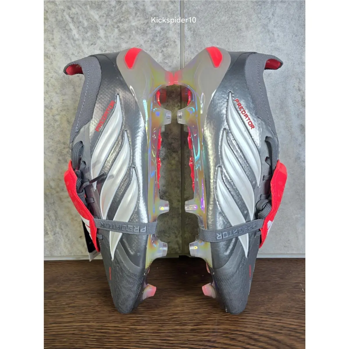 Adidas shoes - adidas PREDATOR ELITE FT FG JS0379 - JS0379 - Iron Metallic/Footwear White/Lucid Red 5