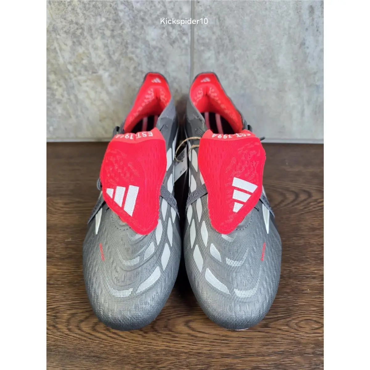 Adidas shoes - adidas PREDATOR ELITE FT FG JS0379 - JS0379 - Iron Metallic/Footwear White/Lucid Red 6