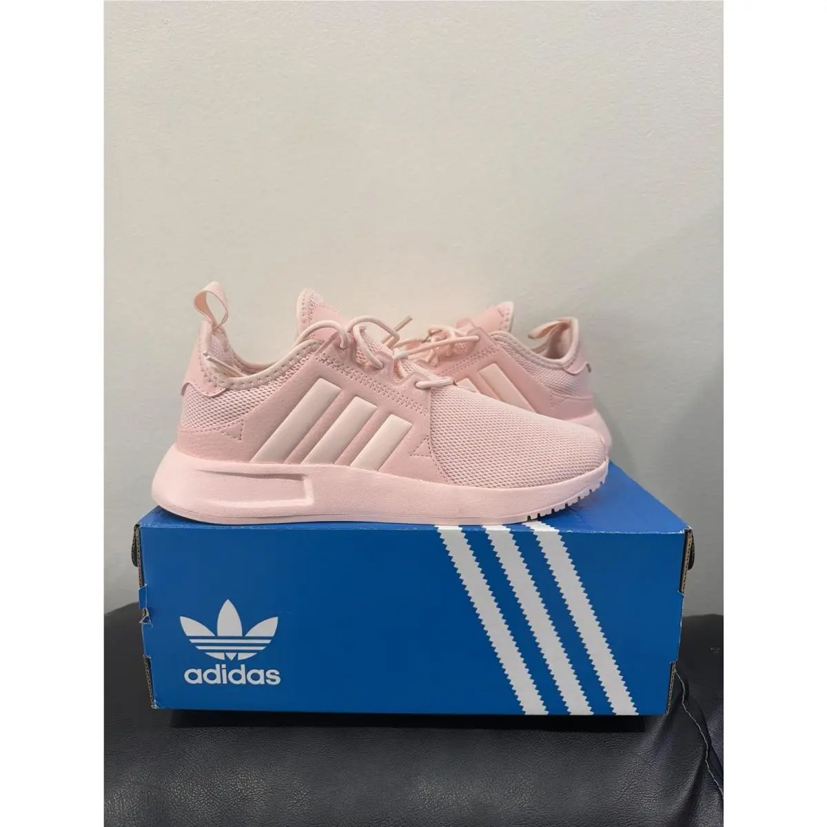 Adidas X_plr Pink Unisex Kids Athletic Sneakers Mesh Lace Up Size 5 BY9880