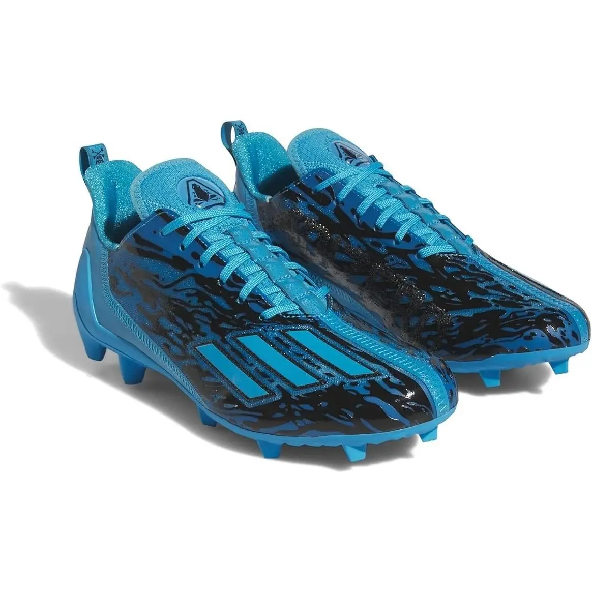 Adidas Adizero 12.0 Poison Blue Black Football Cleats IG7209 Sz14
