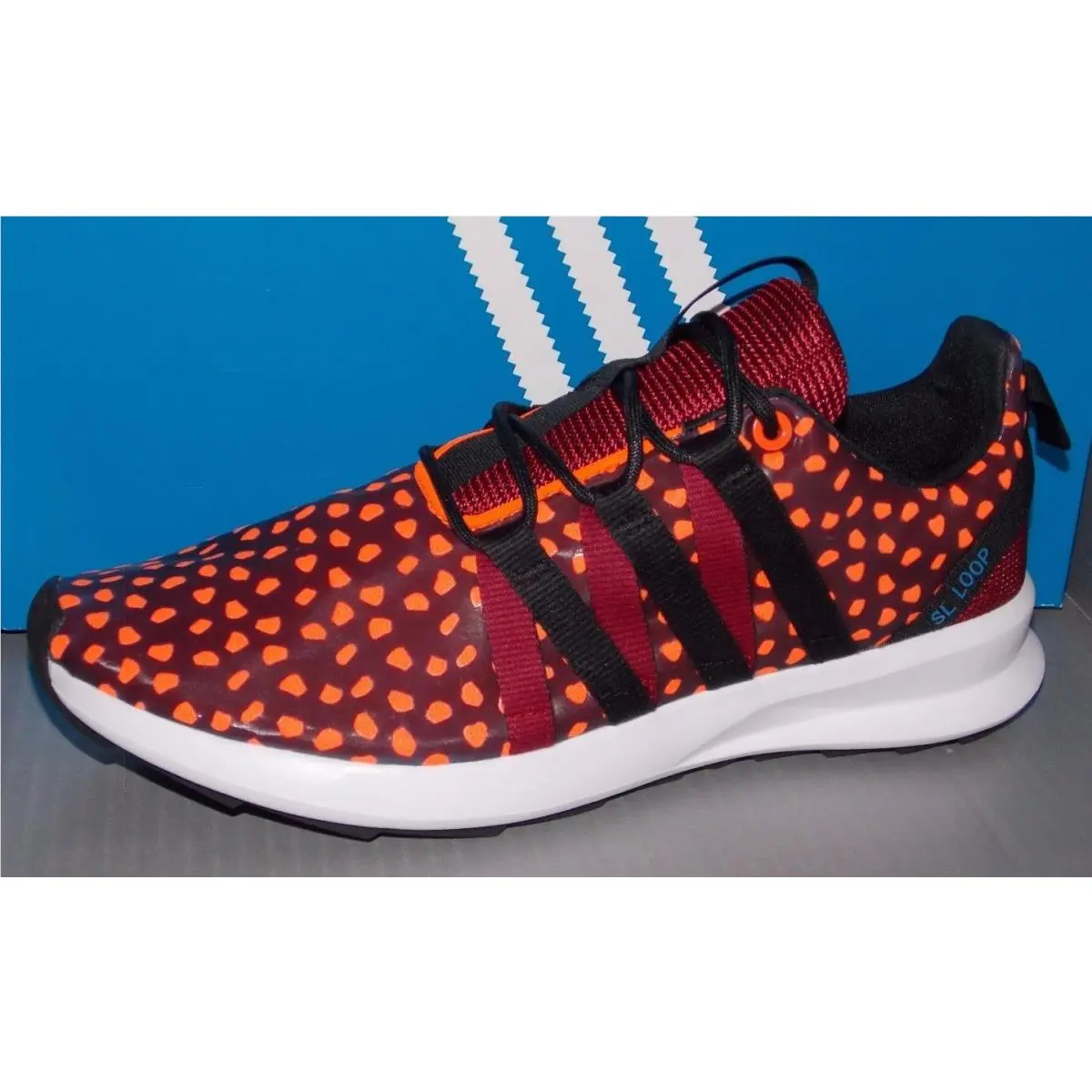 Mens Adidas SL Loop CT in Colors Burgundy / Black / Sorang Size 8.5