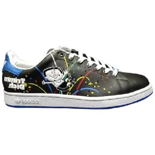 Adidas Stan Smith 2 Trimm Dich Men Shoes Sneaker Size 10.5 Black/multicolor