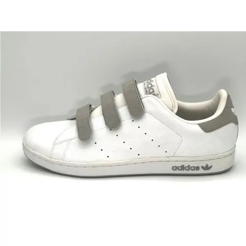 Adidas Stan Smith 2 CF Vlcro LO Casual Sneakers Men Shoes White/grey Size 13