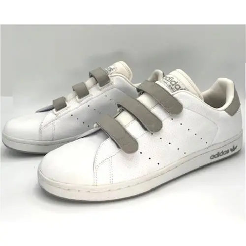 Adidas shoes - adidas Stan Smith 2 - Stan Smith - WHITE/GREY 3 VLCRO -U40- 464955 0