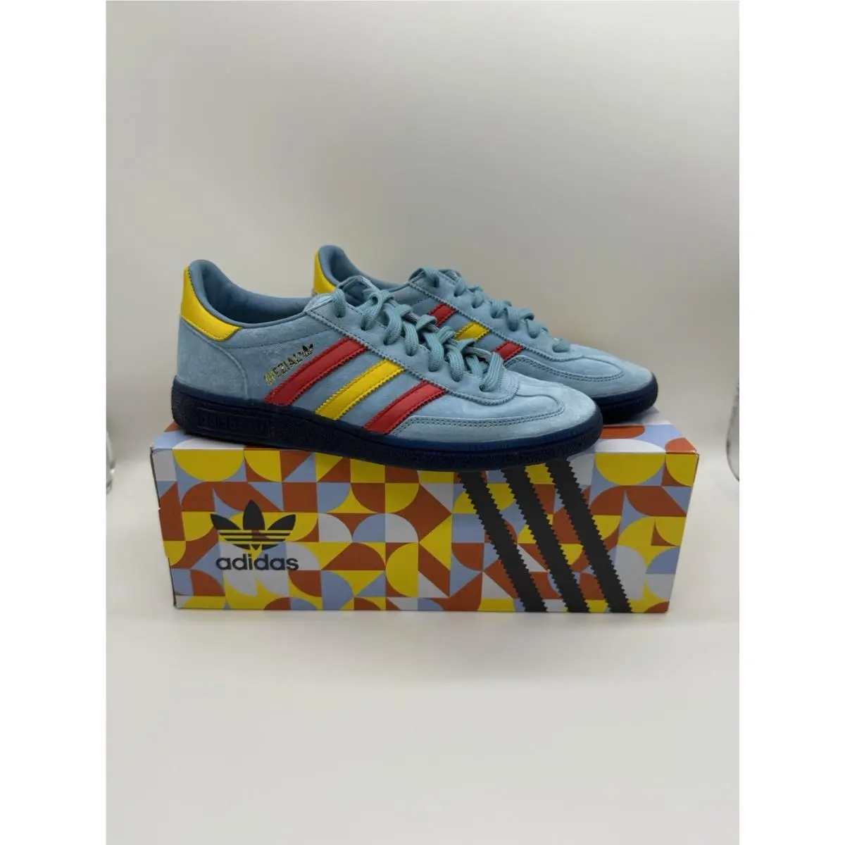 Adidas x Handball End Spezial Originals Sneakers Mens Blue Sz 6.5