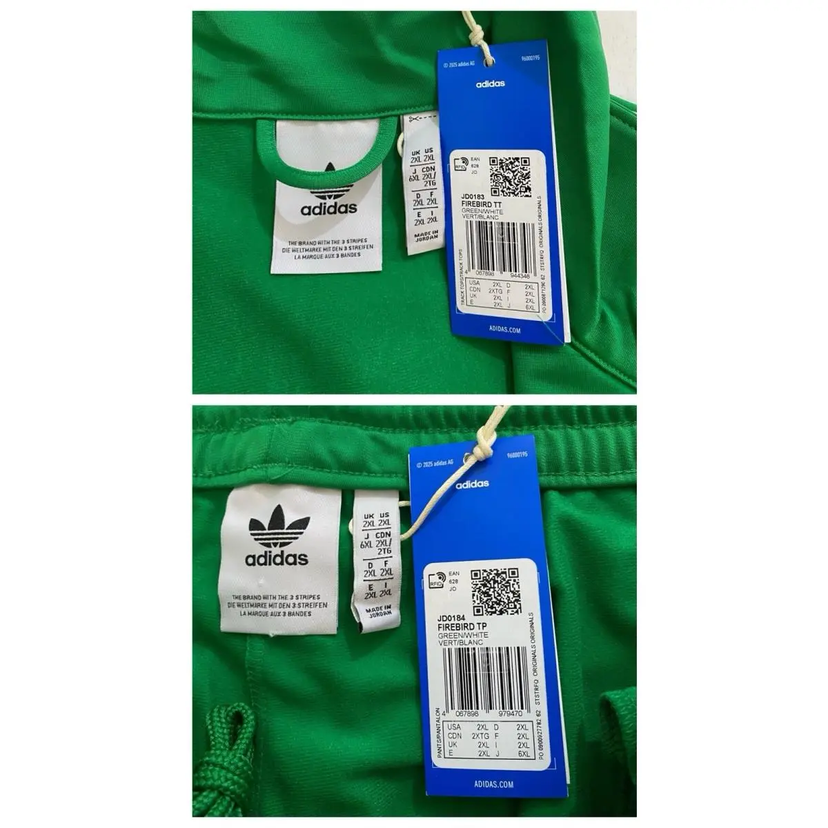 Adidas clothing - Green White 3