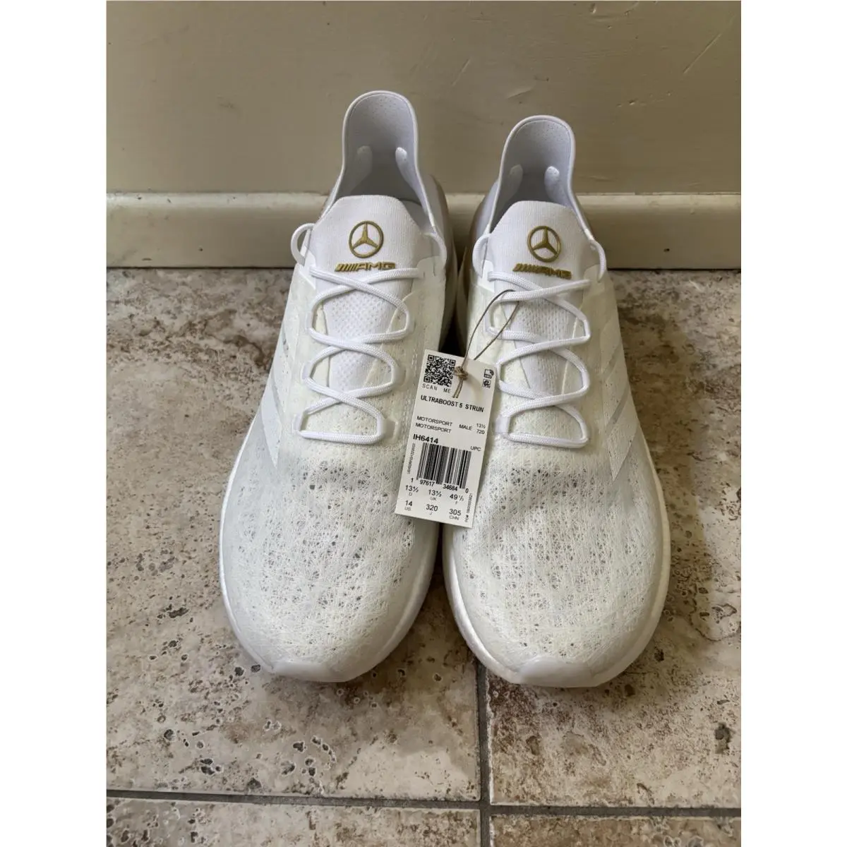 Adidas shoes - AdidasXUltraBoost Mercedes AMG Petronas Formula - IH6414 - White 2