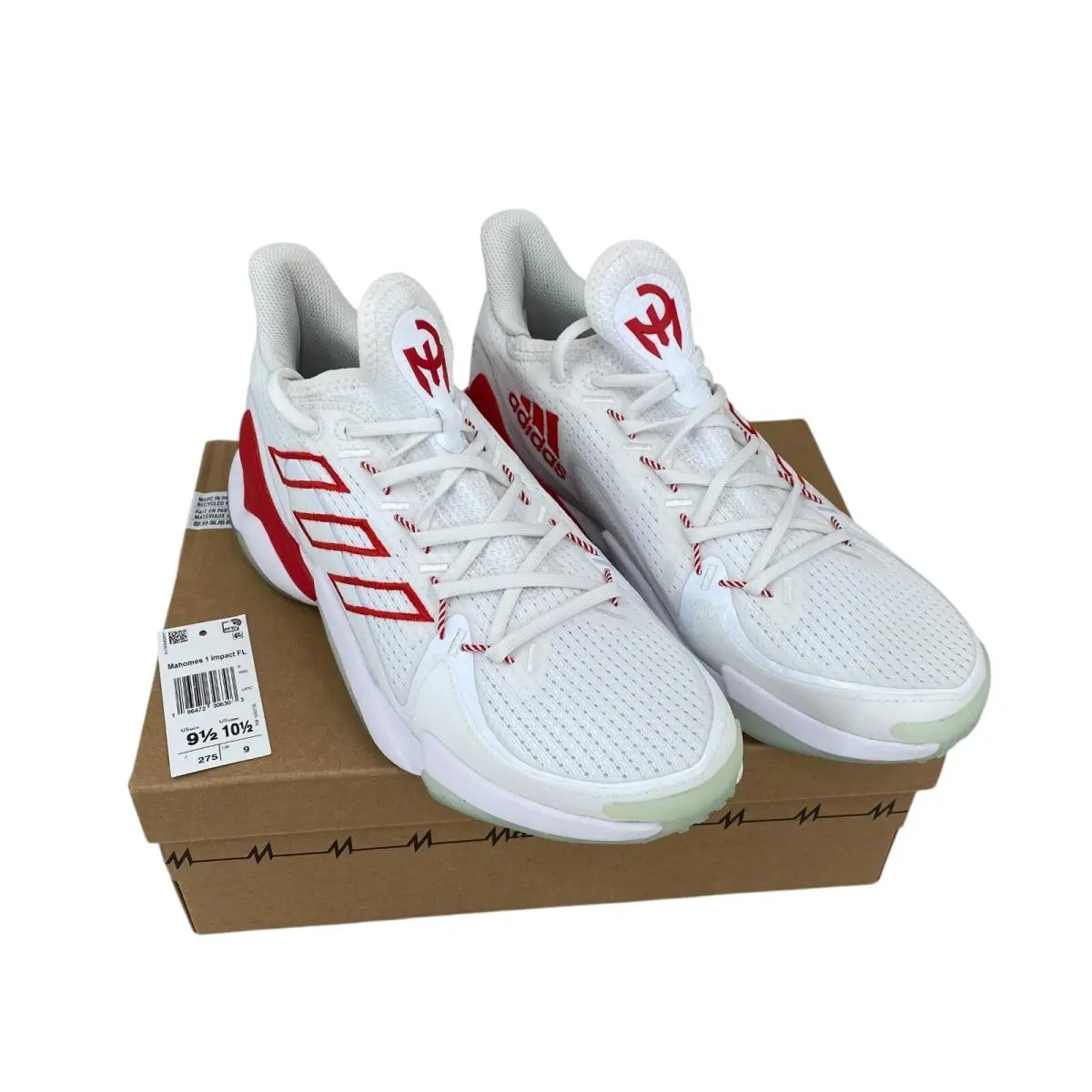 Adidas shoes - adidas Mahomes 1 Impact FLX - White 7