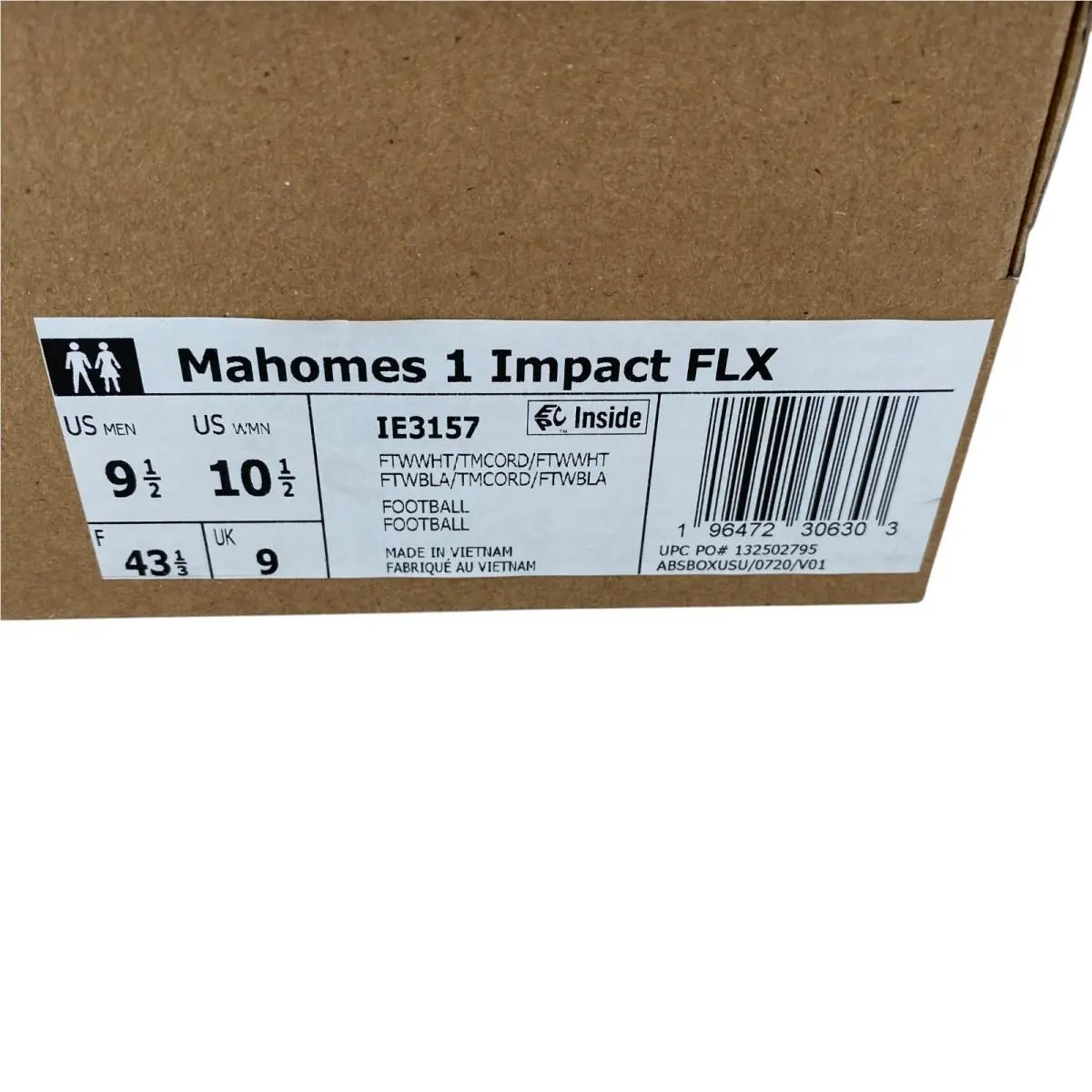 Adidas shoes - adidas Mahomes 1 Impact FLX - White 9