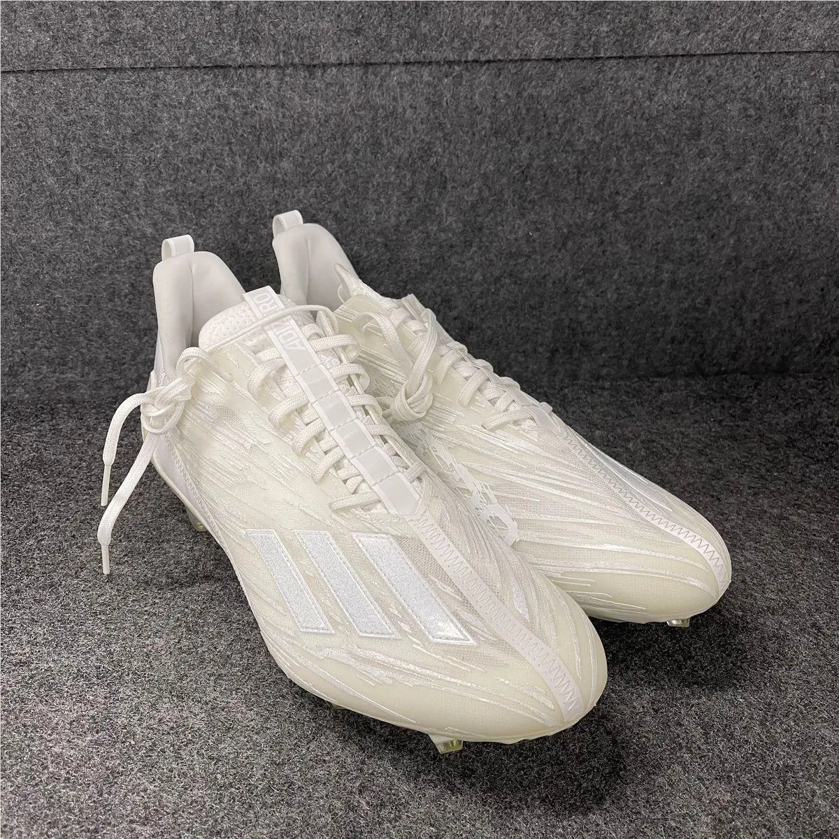 Adidas Adizero Low Football Cleats Men`s Size US 14 White/white GX5413