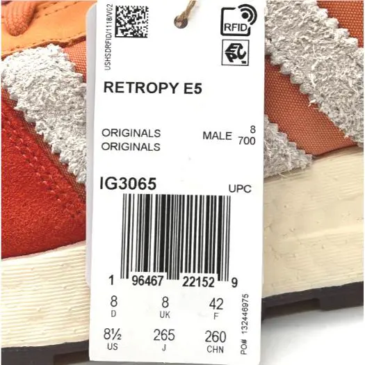 Adidas shoes - adidas Retropy E5 - Retropy - IG3065 - Orange (UPC: 196467221529) 17