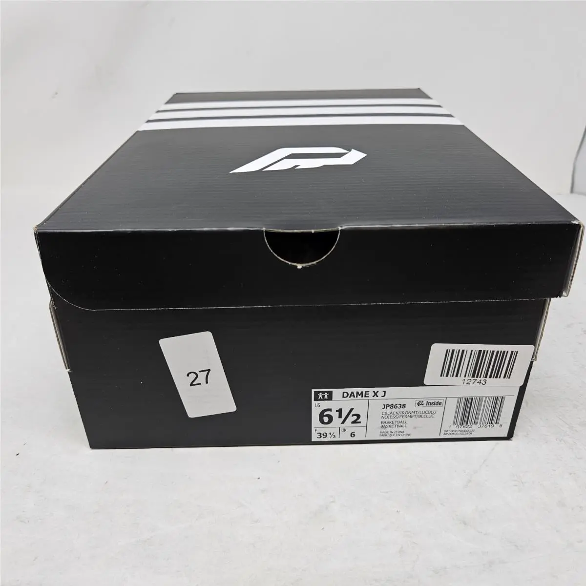 Adidas shoes - Adidas Dame X - Dame - JP8638 - Black (UPC: 197622378195) 4