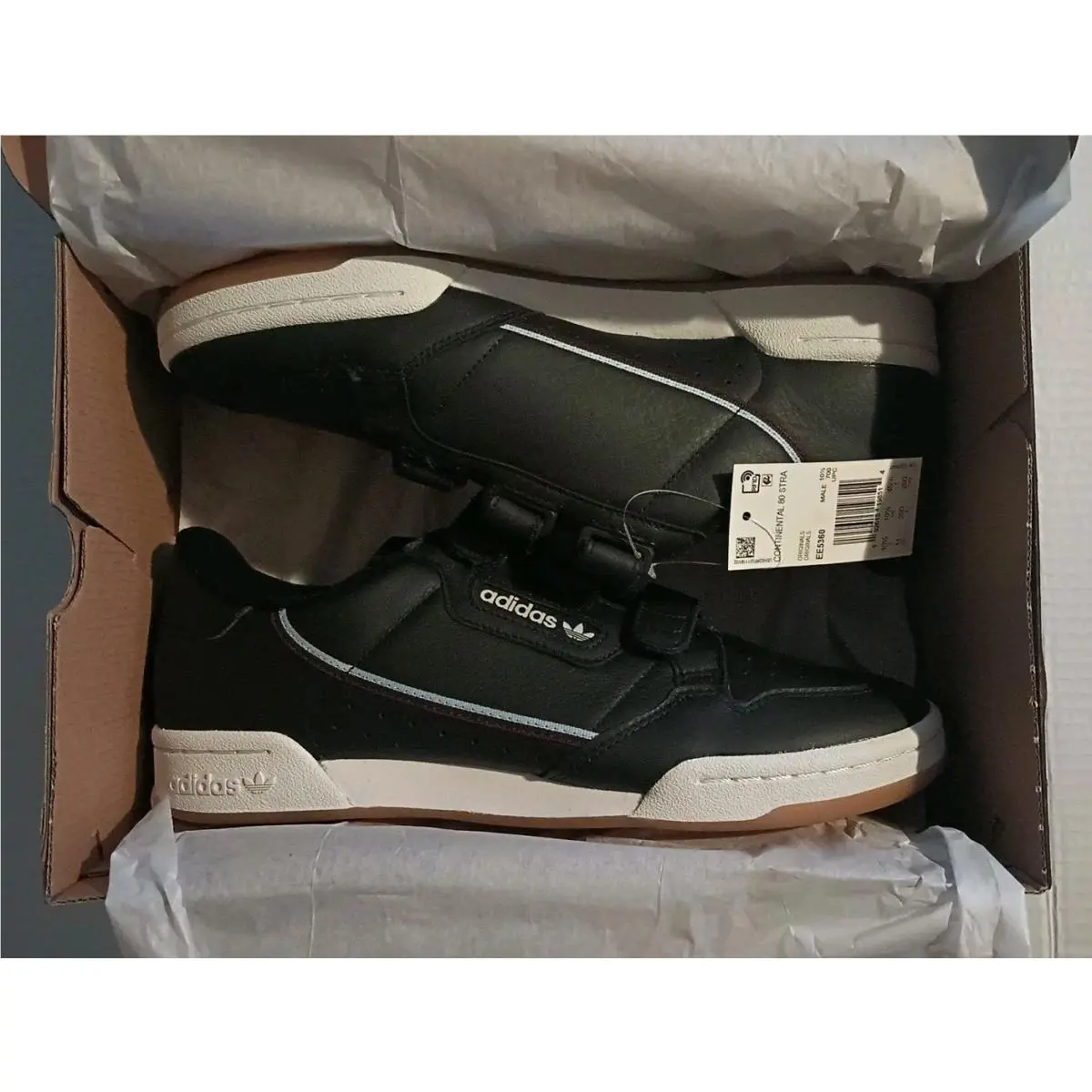 Adidas Continental 80 Strap EE5360 Black/maroon/blue US Men Size 11