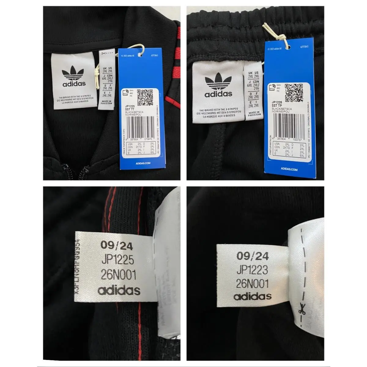 Adidas clothing - Black Better Scarlet 3