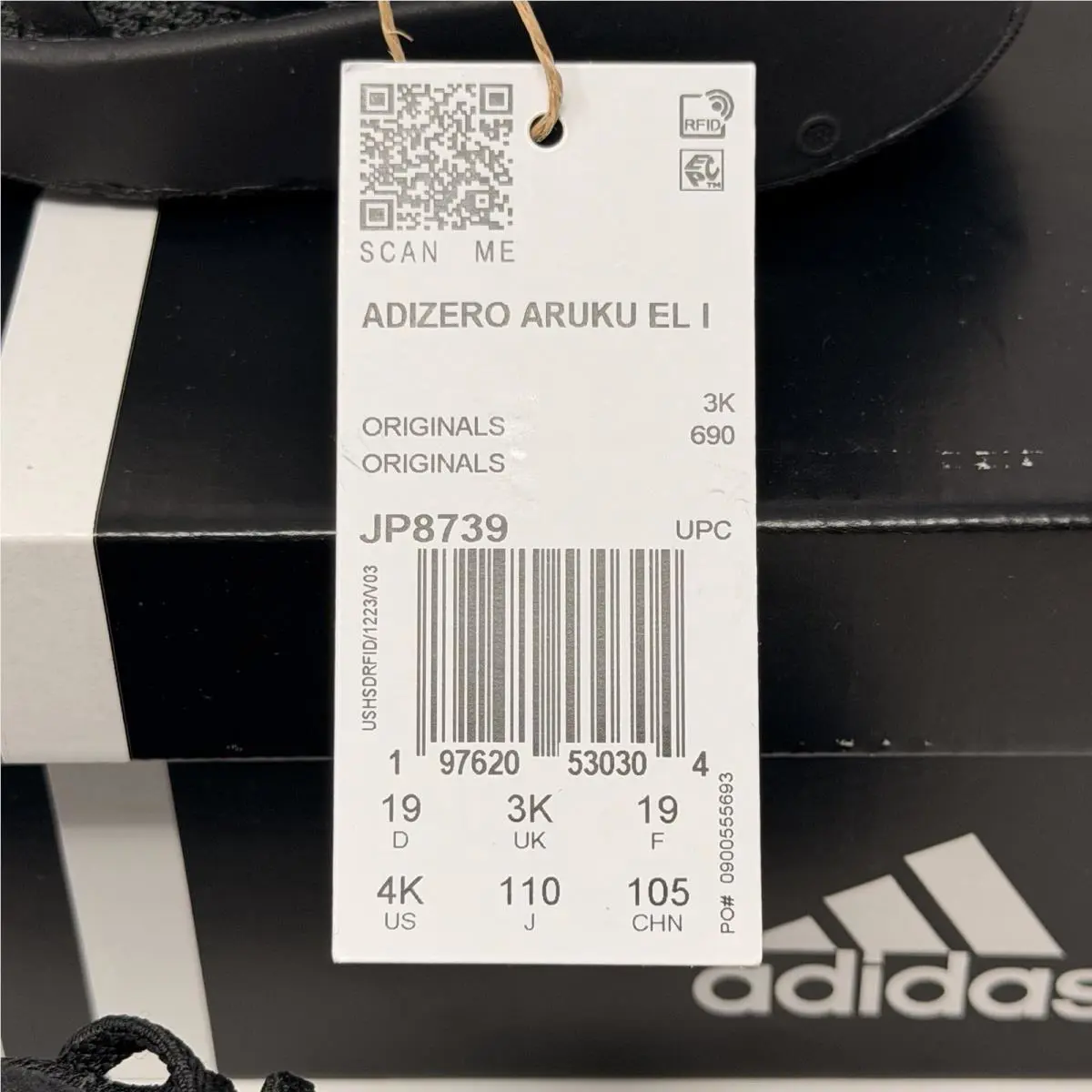 Adidas shoes - Black (UPC: 0197620530304) 1