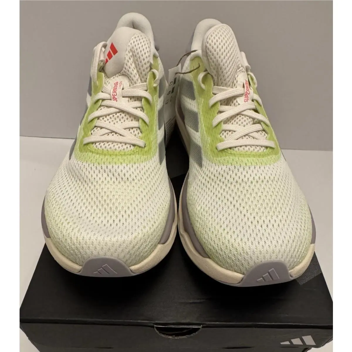 Adidas shoes - adidas Supernova - Supernova - Off White / Silver Metallic / Pulse Lime 1