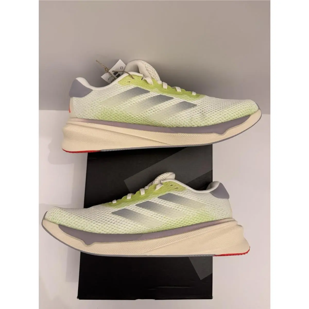 Adidas shoes - adidas Supernova - Supernova - Off White / Silver Metallic / Pulse Lime 2