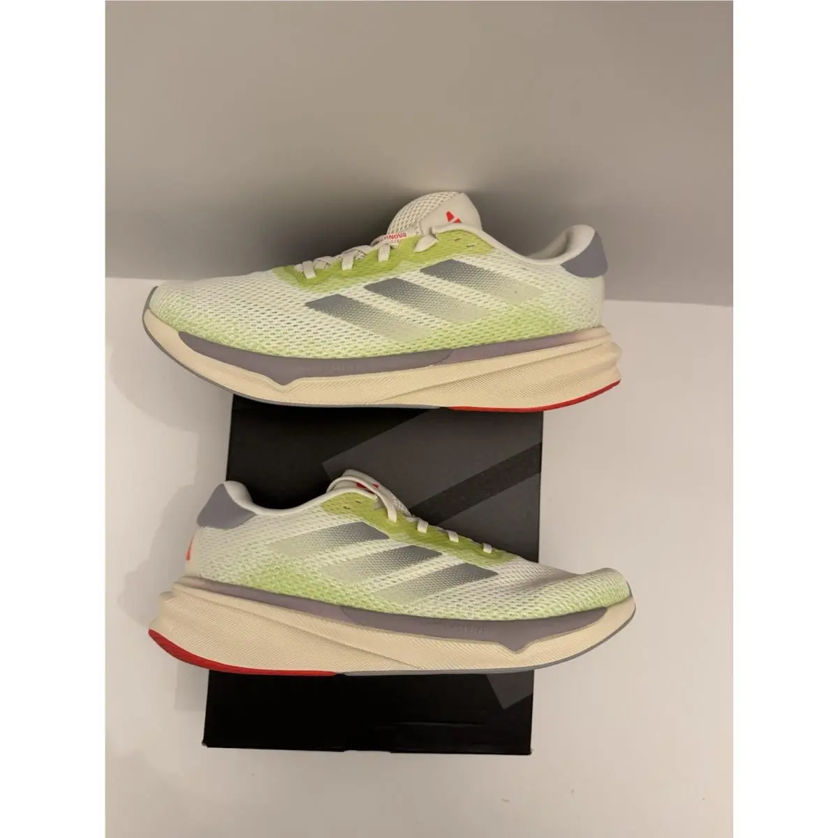 Adidas shoes - adidas Supernova - Supernova - Off White / Silver Metallic / Pulse Lime 3