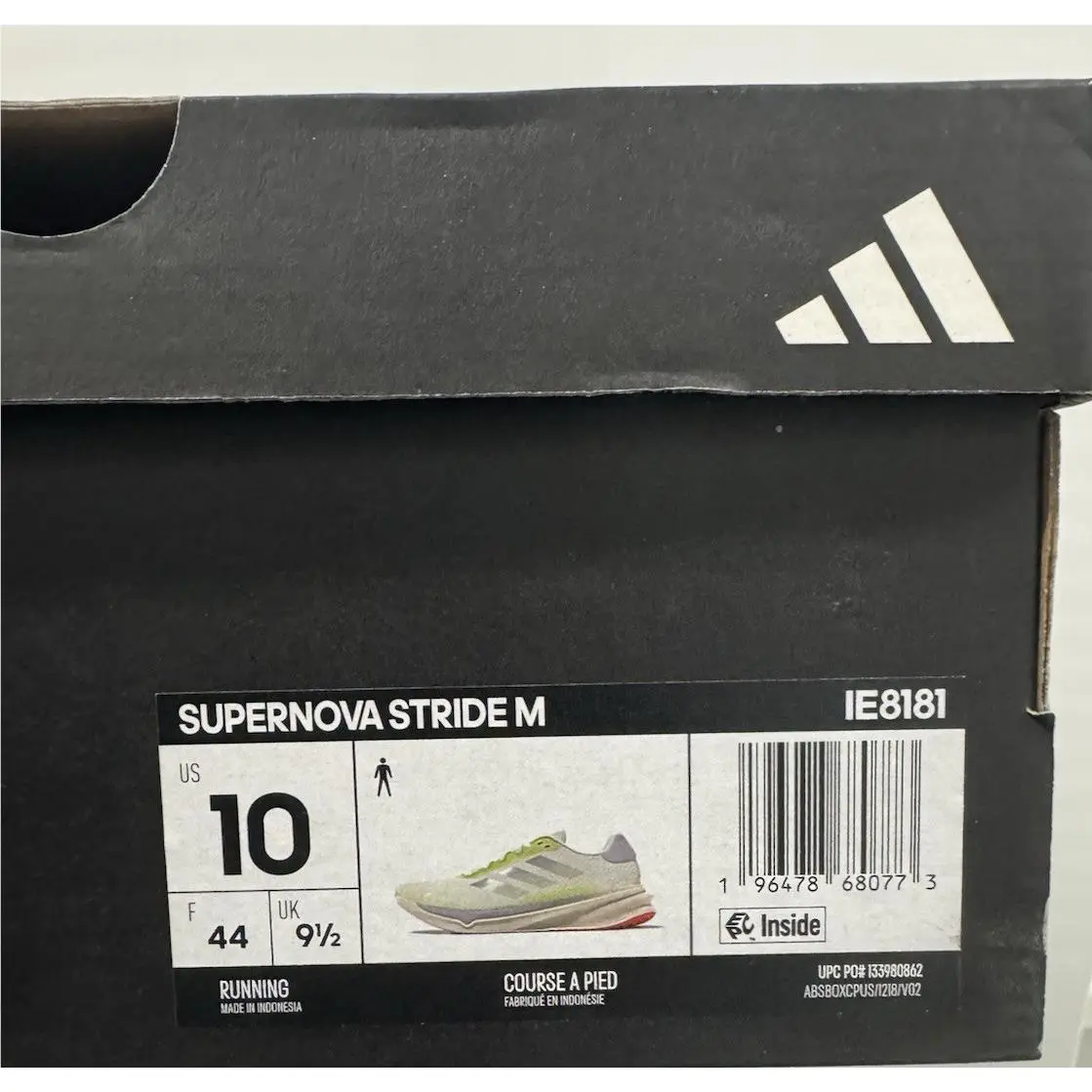 Adidas shoes - adidas Supernova - Supernova - Off White / Silver Metallic / Pulse Lime 5