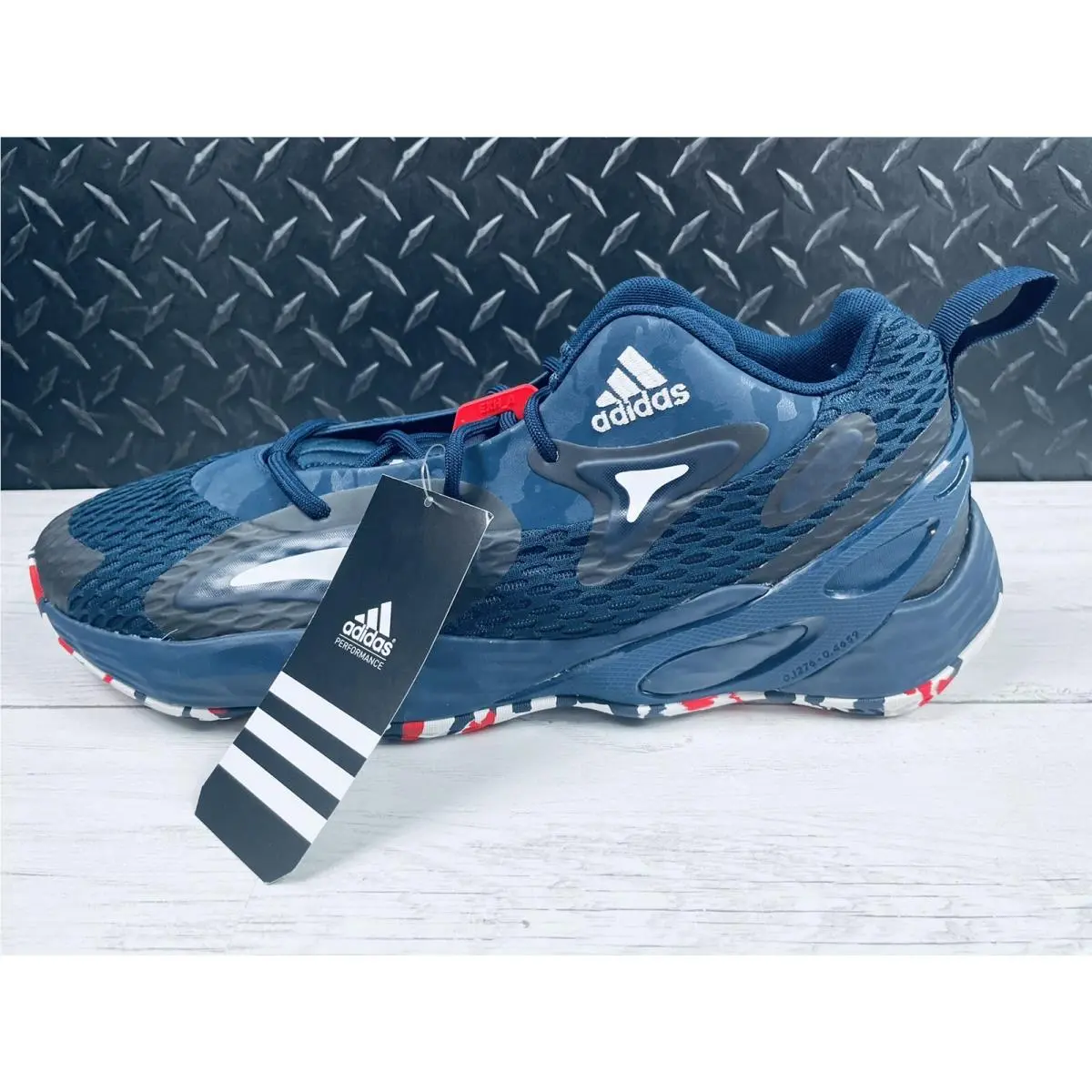 Adidas shoes - Adidas SM Exhibit A Team USA - GX5046 - Blue (UPC: 0195734856853) 7