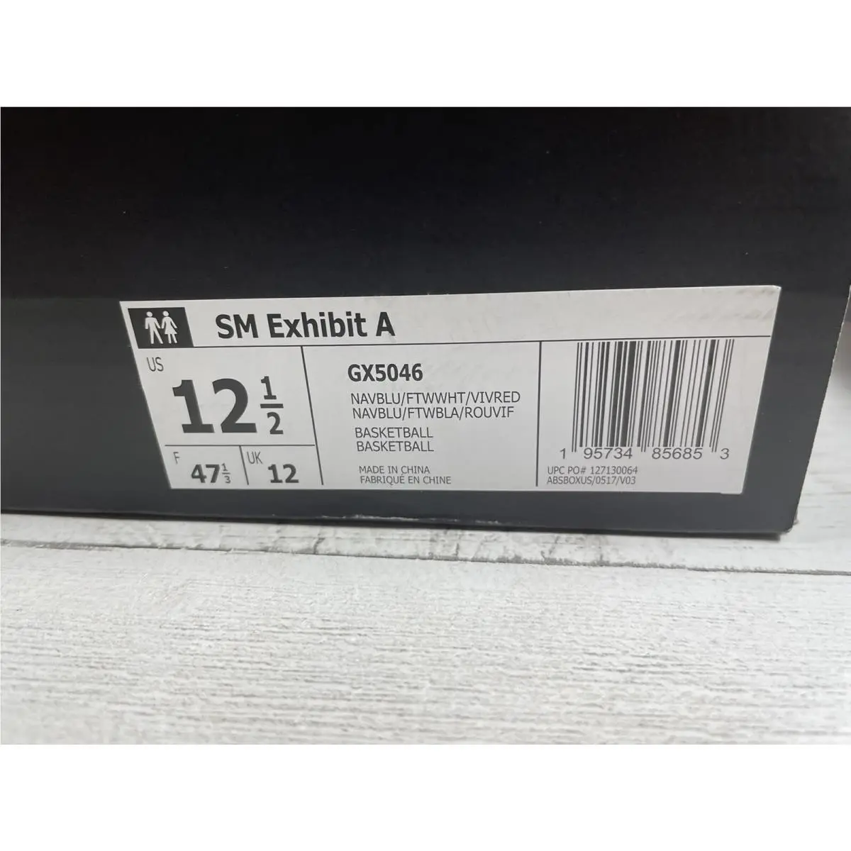 Adidas shoes - Adidas SM Exhibit A Team USA - GX5046 - Blue (UPC: 0195734856853) 10