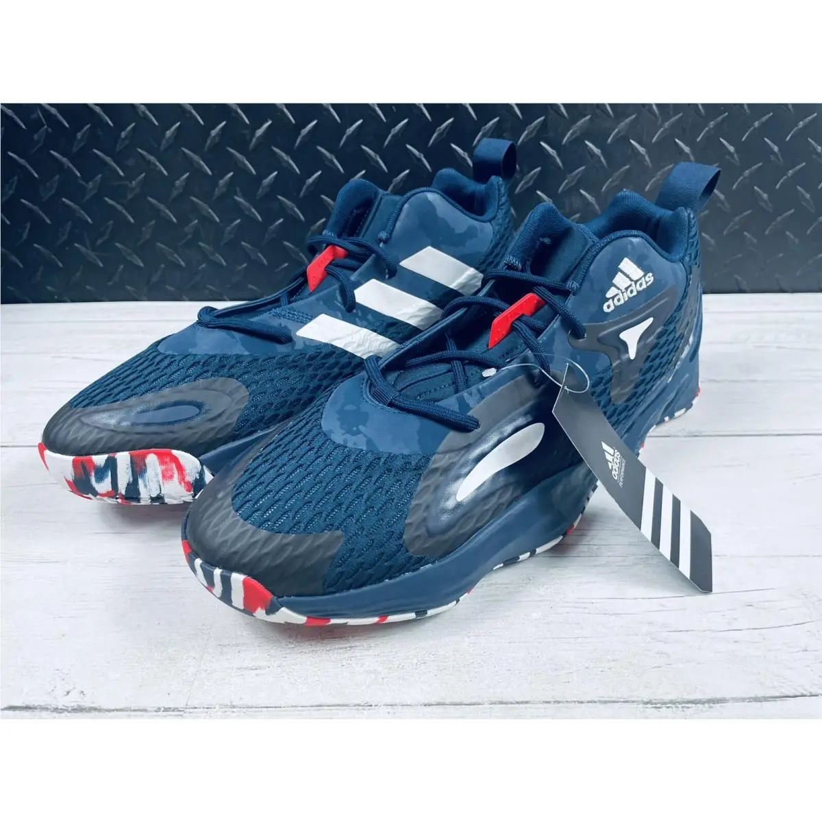 Adidas shoes - Adidas SM Exhibit A Team USA - GX5046 - Blue (UPC: 0195734856853) 3
