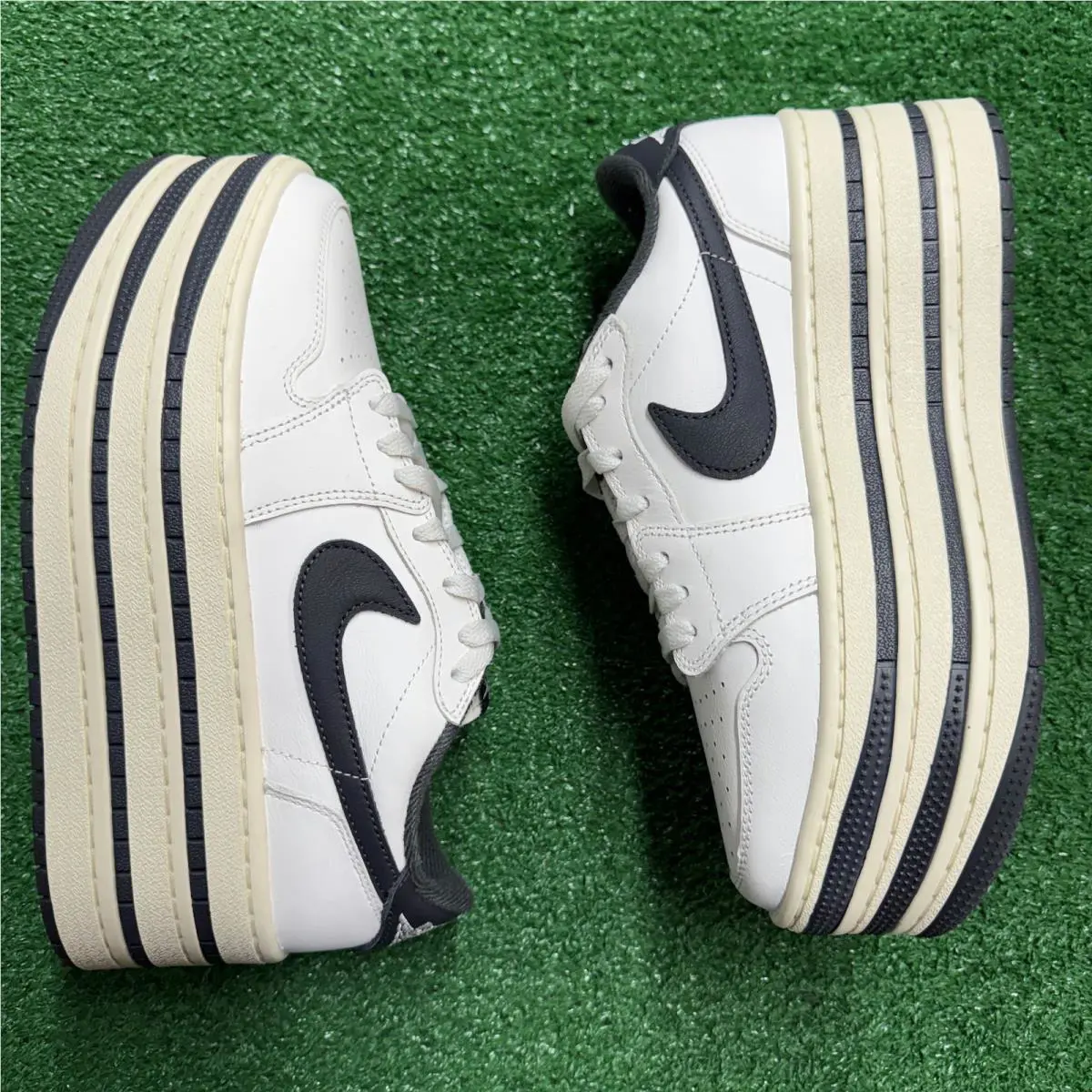 Nike shoes - Jordan 1 Low Triple Stack Sail Coconut Milk - HV8288-100 - White 3