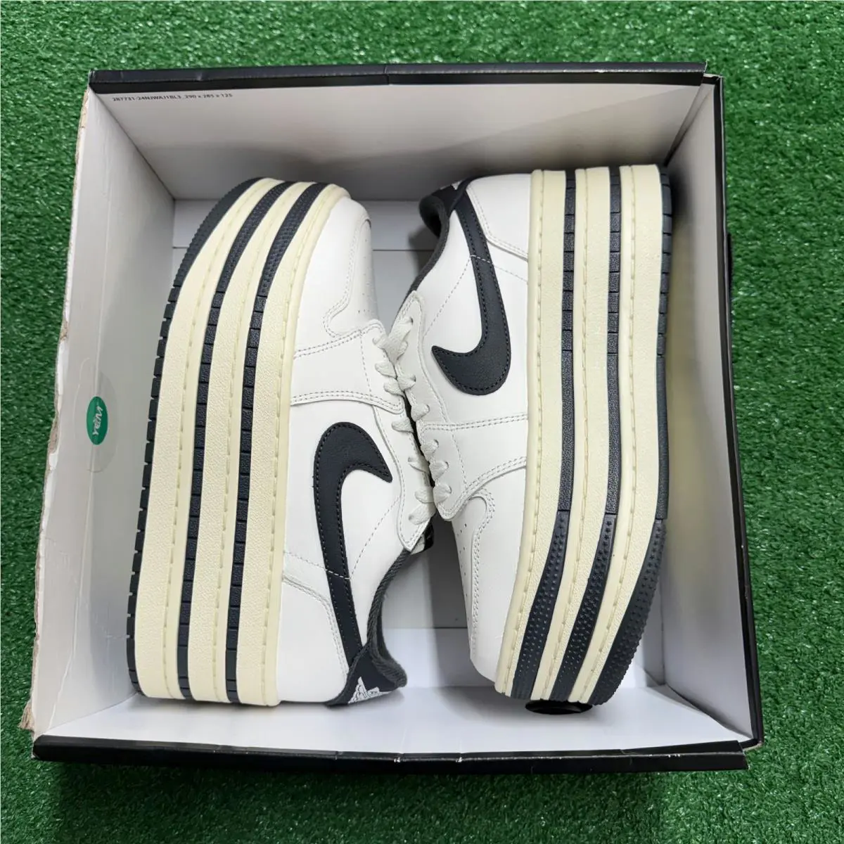 Nike shoes - Jordan 1 Low Triple Stack Sail Coconut Milk - HV8288-100 - White 8