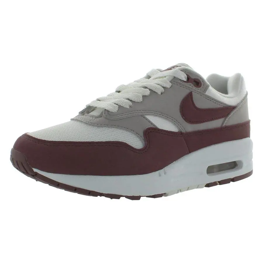 Nike Air Max 1 Womens Shoes - Brown/Beige/Summit White, Main: Pink