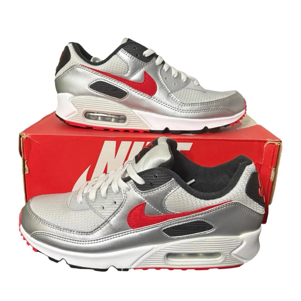 Nike shoes - Nike Air Max 90 - Air Max - DX4233-001 - Silver 6