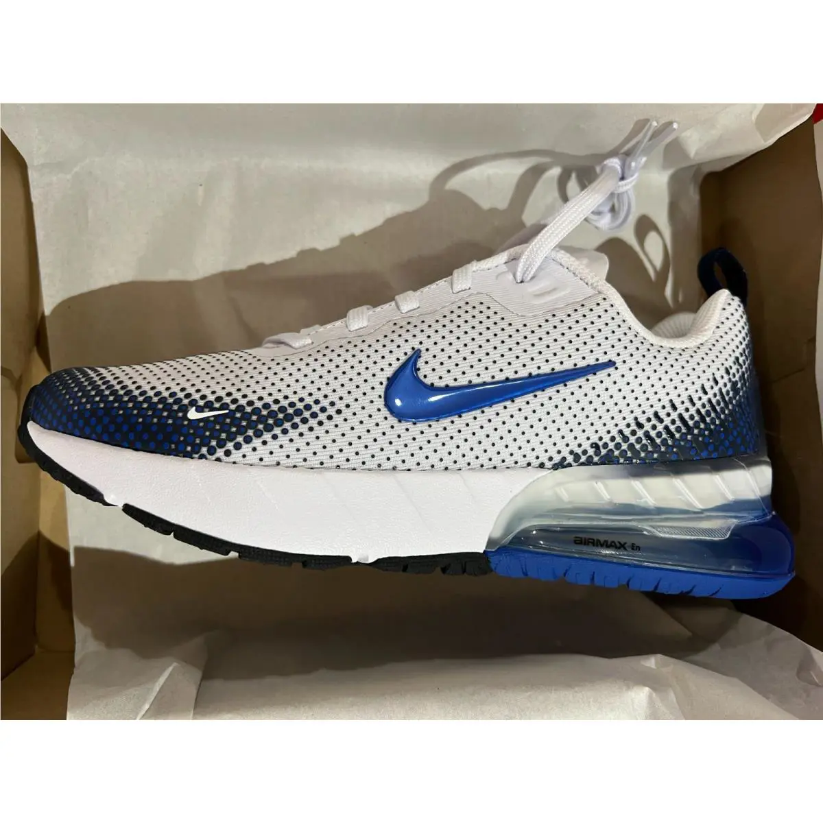 Nike shoes - WHITE/GAME ROYAL OBSIDIAN 3