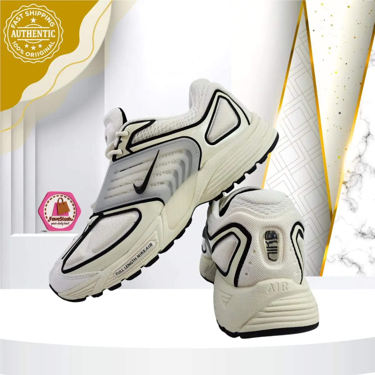 Nike shoes - Nike Pegasus Wave - Pegasus Wave - IB0612-101 - Ivory 0