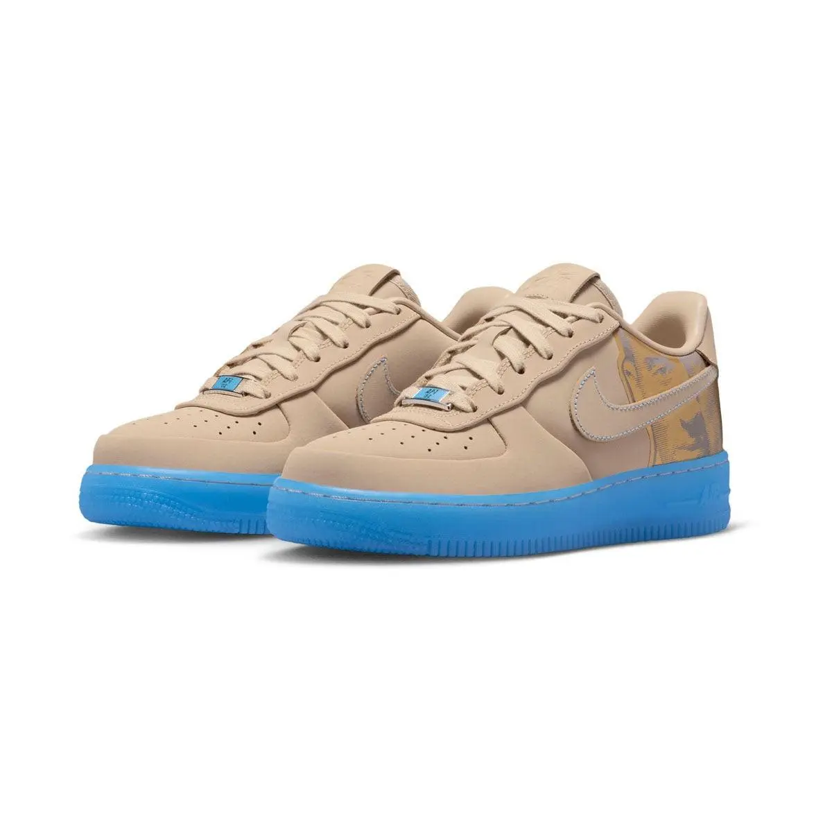 Nike shoes - IQ4936200 - IQ4936-200 - LINEN/LINEN-UNIVERSITY BLUE 2